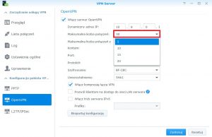 Open VPN - limit max 20 users